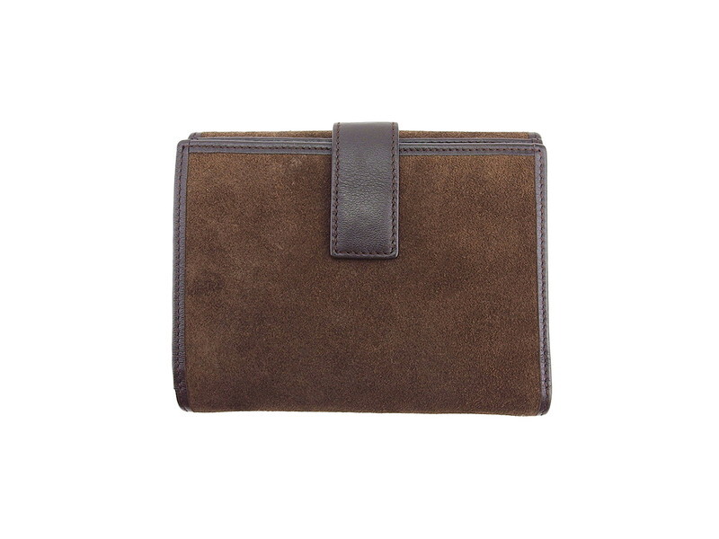 ロエベ Wホック 財布 二つ折り 財布 LOEWE 中古