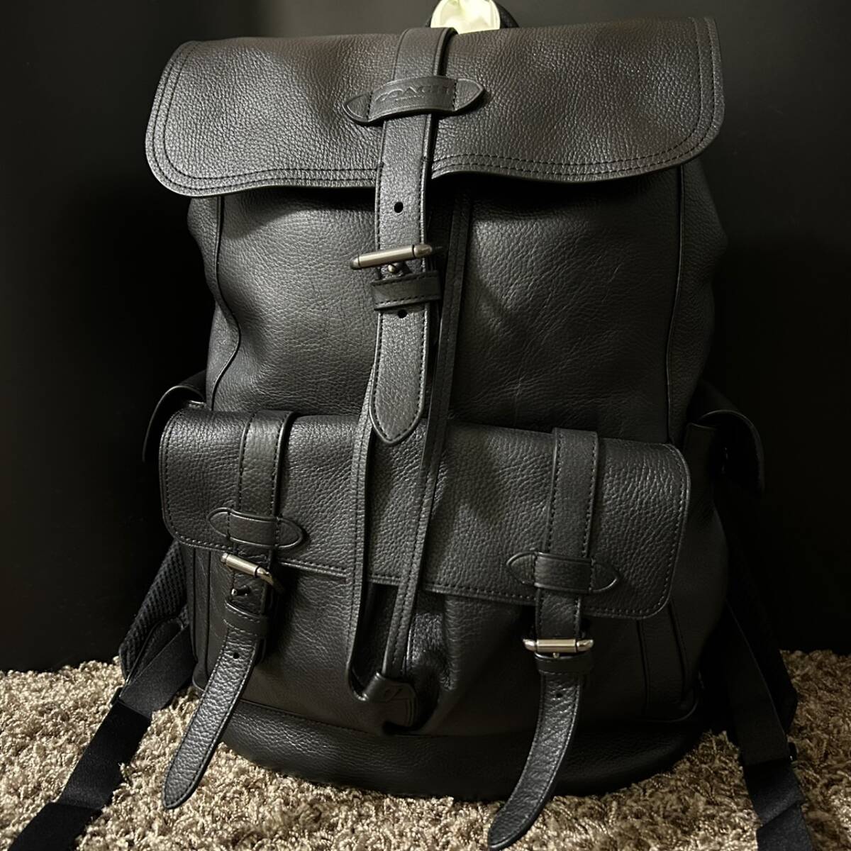 1円~【極美品】コーチ COACH リュック バッグパック メンズ 1円~【極美品】コーチ COACH リュック バッグパック メンズ
