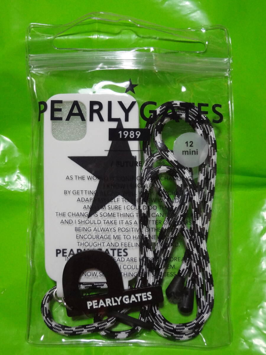 PEARLY GATES iPhone12 mini белый смартфон кейс покрытие с ремешком . обычная цена 7800 иен Pearly Gates PEARLY GATES iPhone12 mini белый смартфон кейс покрытие с ремешком . обычная цена 7800 иен Pearly Gates