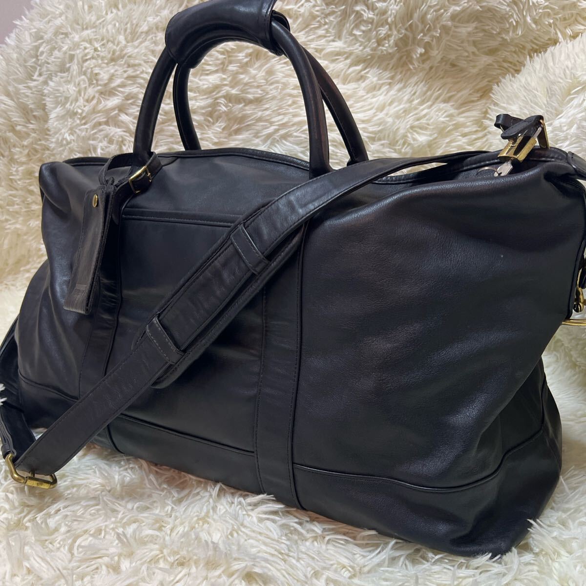 良品】オールドコーチ ボストンバッグ 2way レザー ドイツホック 良品】オールドコーチ ボストンバッグ 2way レザー ドイツホック