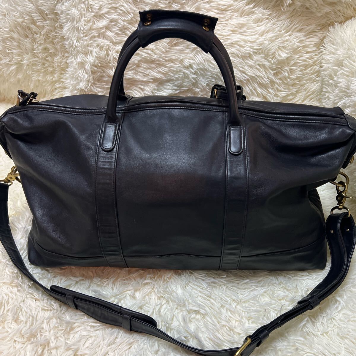 良品】オールドコーチ ボストンバッグ 2way レザー ドイツホック 良品】オールドコーチ ボストンバッグ 2way レザー ドイツホック