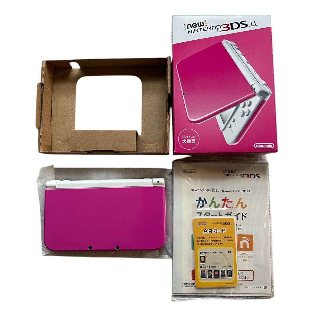 良品】Newニンテンドー3DSLL ピンク×ホワイト 本体 動作品 良品】Newニンテンドー3DSLL ピンク×ホワイト 本体 動作品