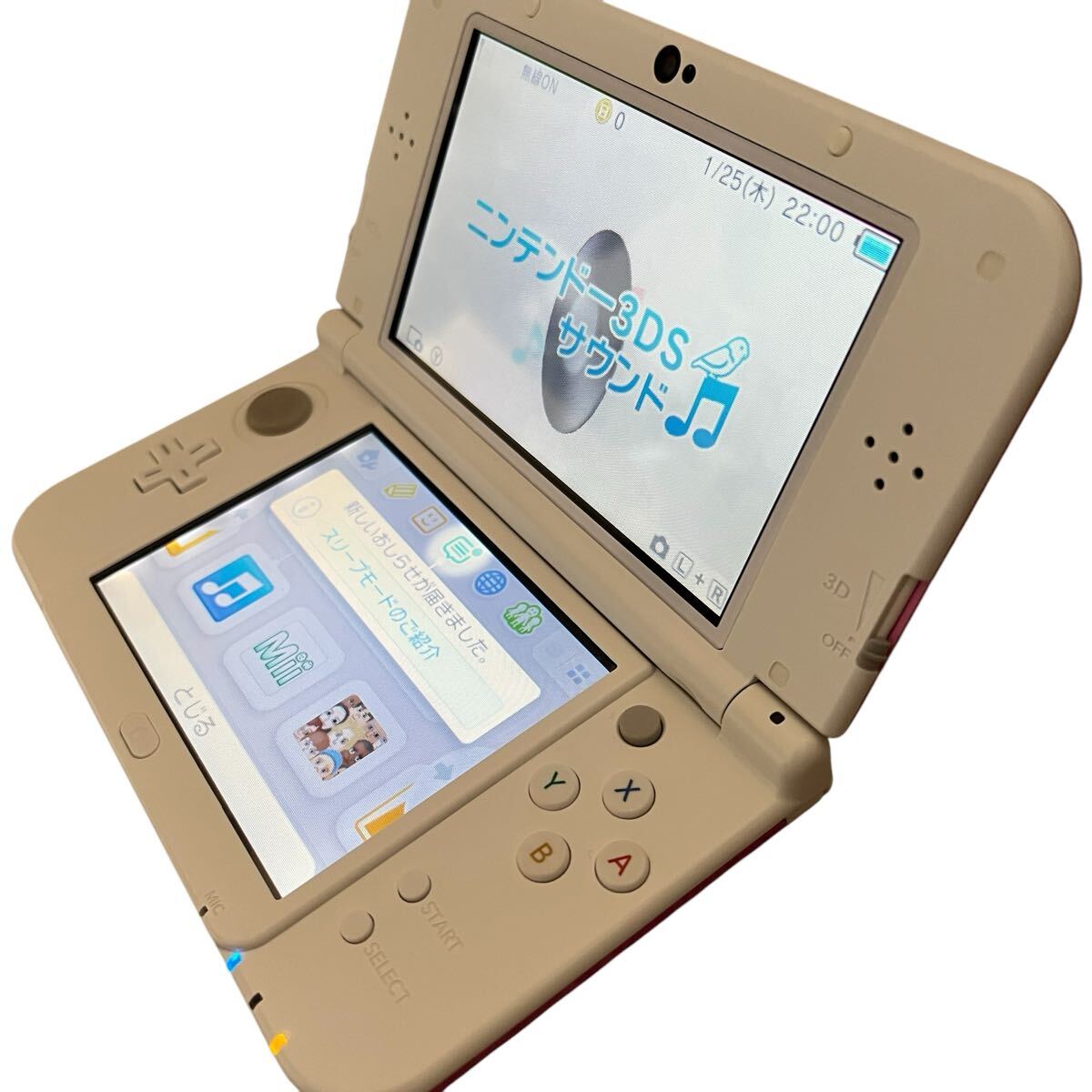 良品】Newニンテンドー3DSLL ピンク×ホワイト 本体 動作品 良品】Newニンテンドー3DSLL ピンク×ホワイト 本体 動作品