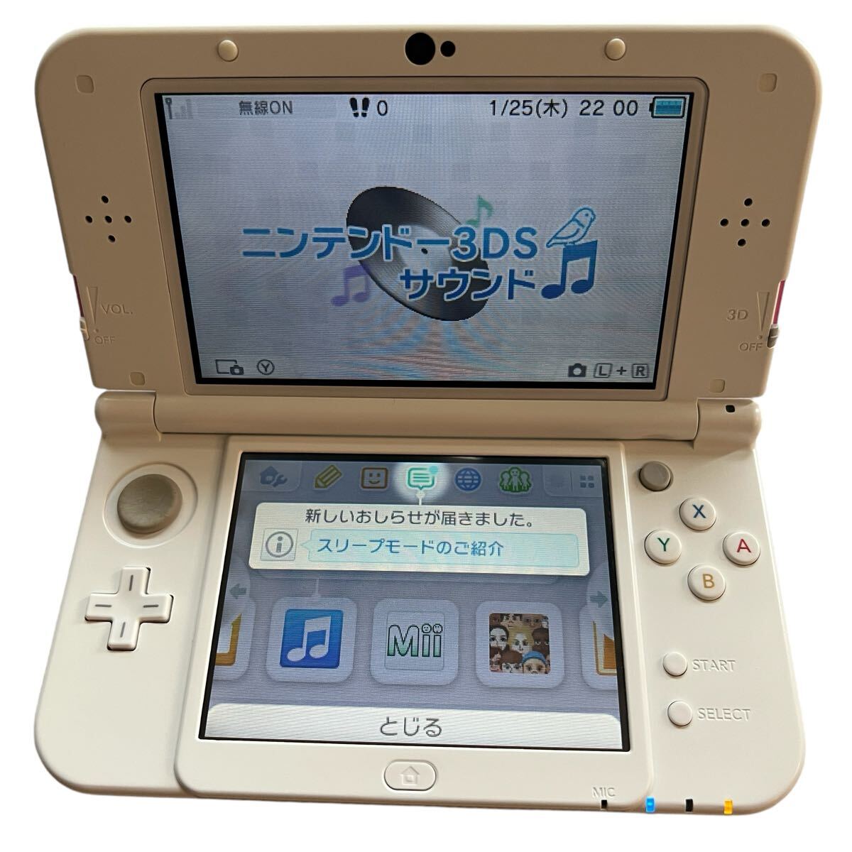 良品】Newニンテンドー3DSLL ピンク×ホワイト 本体 動作品 良品】Newニンテンドー3DSLL ピンク×ホワイト 本体 動作品