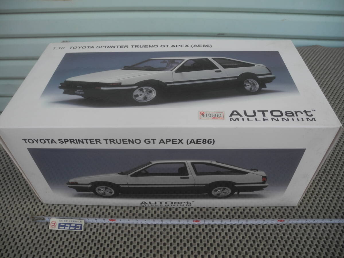 [ новый товар нераспечатанный ]1/18 Toyota Sprinter Trueno AE86 HachiRoku AUTOart TOYOTA SPRINTER TRUENO GT APEX White белый 78791 миникар 