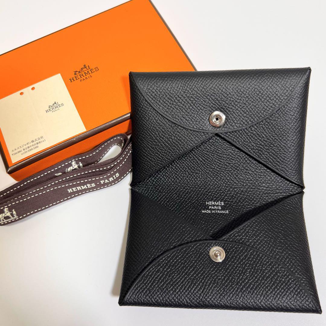 新品未使用 HERMES エルメス カルヴィ カードケース W刻印 2024 新品未使用 HERMES エルメス カルヴィ カードケース W刻印 2024