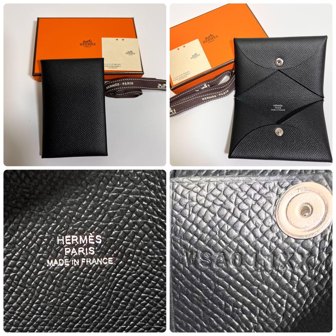 新品未使用 HERMES エルメス カルヴィ カードケース W刻印 2024 新品未使用 HERMES エルメス カルヴィ カードケース W刻印 2024