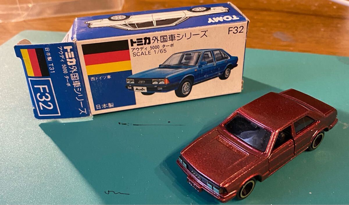 トミカ 青箱 アウディ 5000 ターボ ヨーロッパ輸出(乗用車