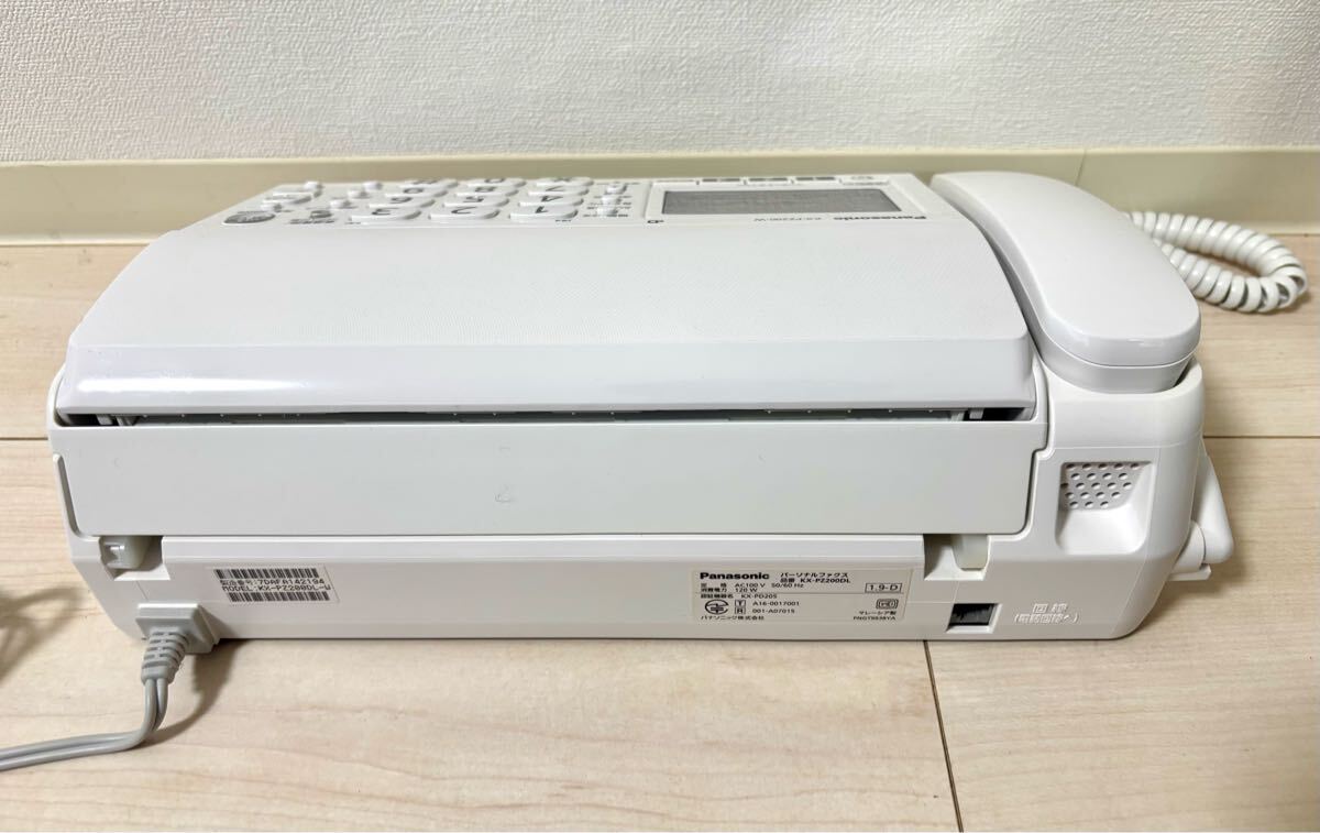 美品】【動作確認済み】Panasonic FAX 子機1台付き インク 美品】【動作確認済み】Panasonic FAX 子機1台付き インク