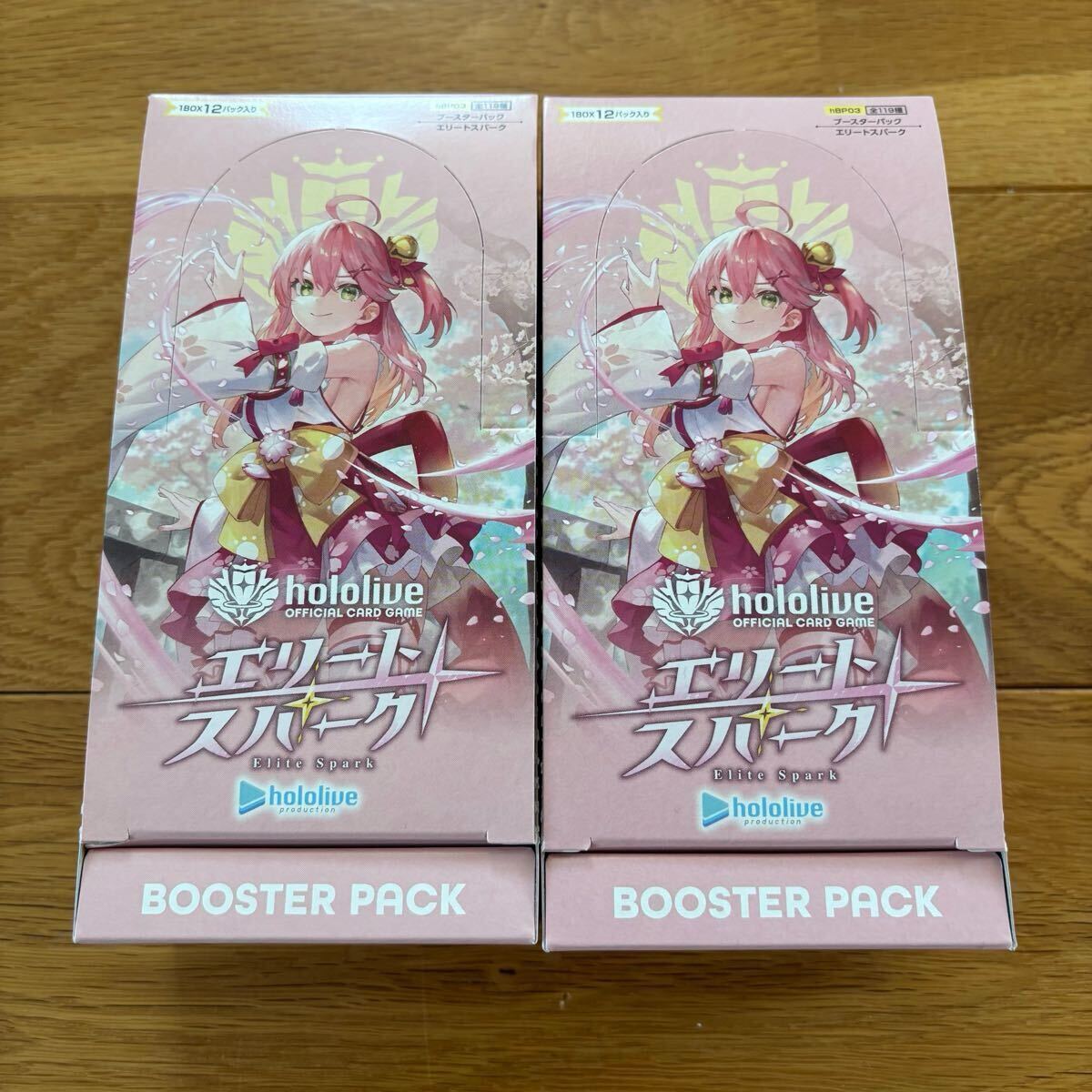 ホロライブカード エリートスパーク hololive 2box ホロカ ホロライブカード エリートスパーク hololive 2box ホロカ