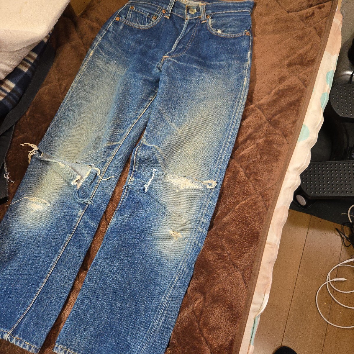 Levi's 501 BIGE オリジナル ヴィンテージ W28 L29 デニム Levi's 501 BIGE オリジナル ヴィンテージ W28 L29 デニム