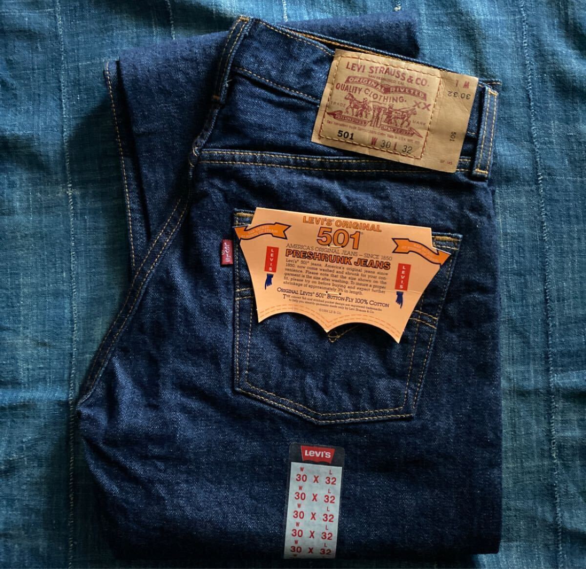 Dead Stock 90s Levi's 501 W30 L32 USA製 デニム vintage 木村 Dead Stock 90s Levi's 501 W30 L32 USA製 デニム vintage 木村