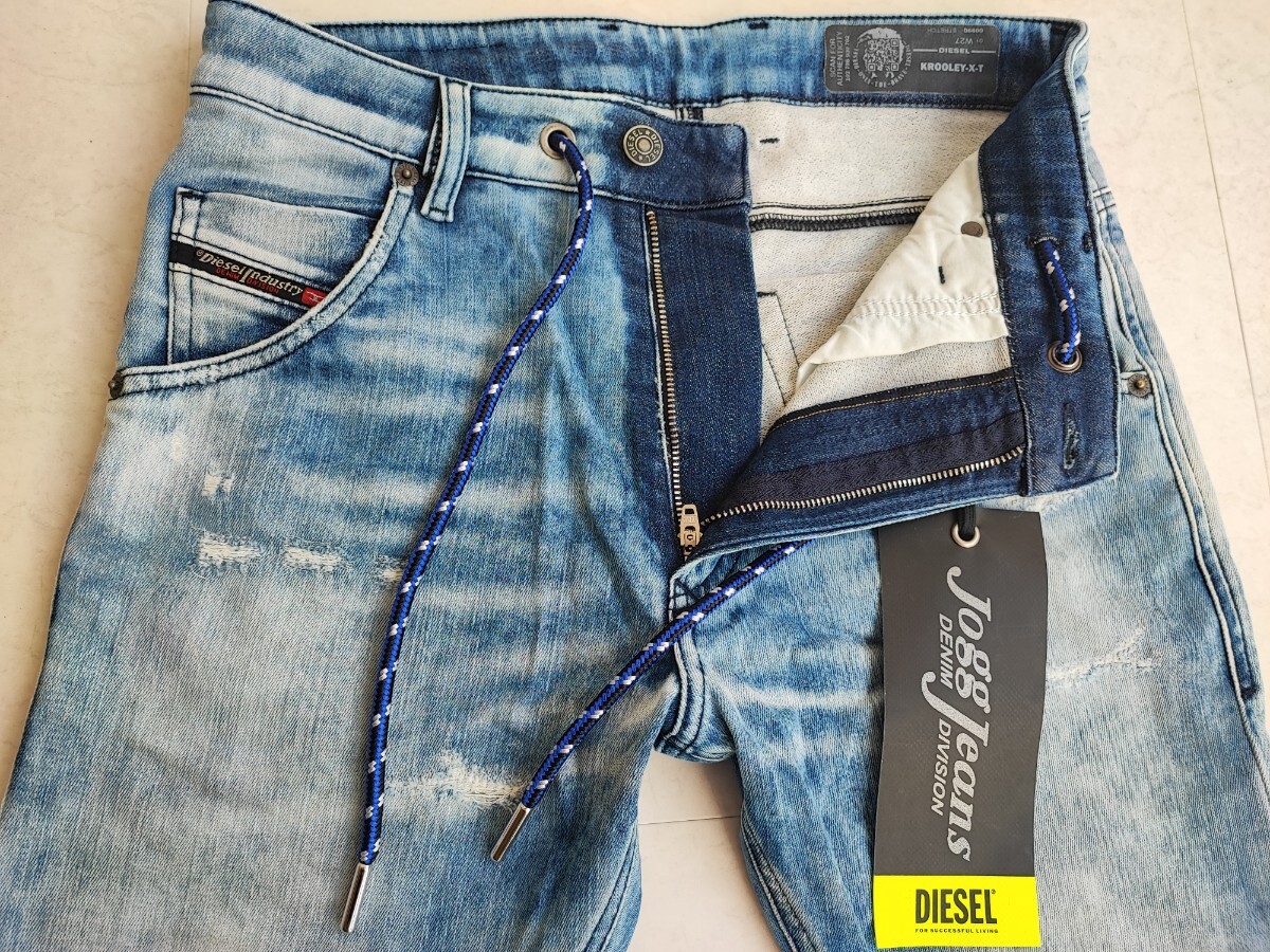 美品 DIESEL W27 ジョグ ジーンズ デニム JOGG JEANS KROOLEY 美品 DIESEL W27 ジョグ ジーンズ デニム JOGG JEANS KROOLEY