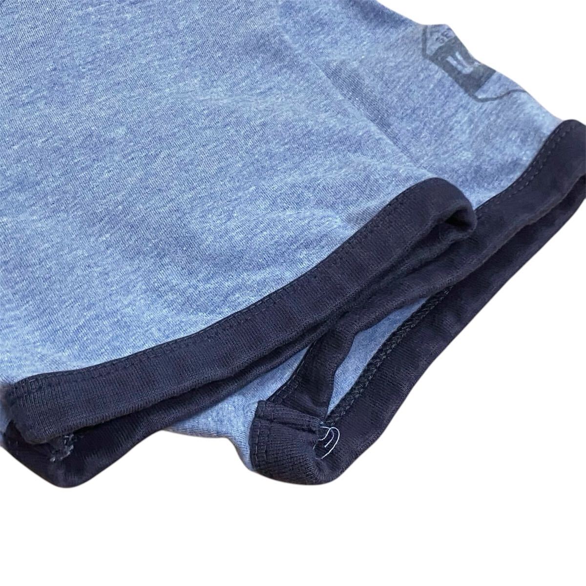 SETAGAYA BASE FORD リンガーTシャツ Lサイズ USA製 杢ブルー 所 SETAGAYA BASE FORD リンガーTシャツ Lサイズ USA製 杢ブルー 所