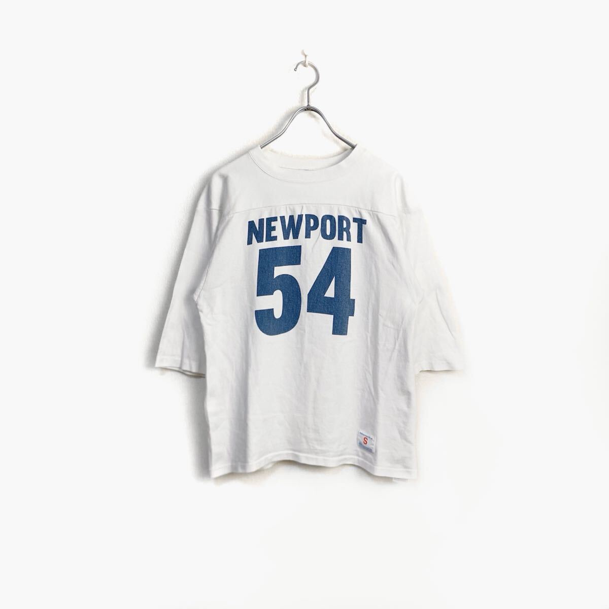 スタンダードカリフォルニア フットボールTシャツ 七分袖 Standard California × Champion NEWPORT 別注 ヘビーウェイト