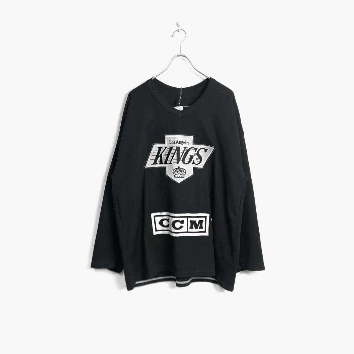 90s NHL Los Angeles KINGS ホッケージャージ XXL相当 CCM 90s NHL Los Angeles KINGS ホッケージャージ XXL相当 CCM