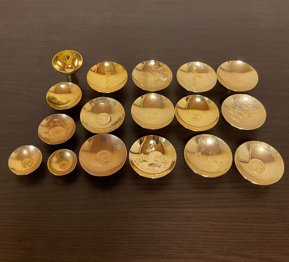金杯 24KGP 金メッキ メッキ 金 縁起物 盃 記念 干支 十二支金盃 金杯 24KGP 金メッキ メッキ 金 縁起物 盃 記念 干支 十二支金盃