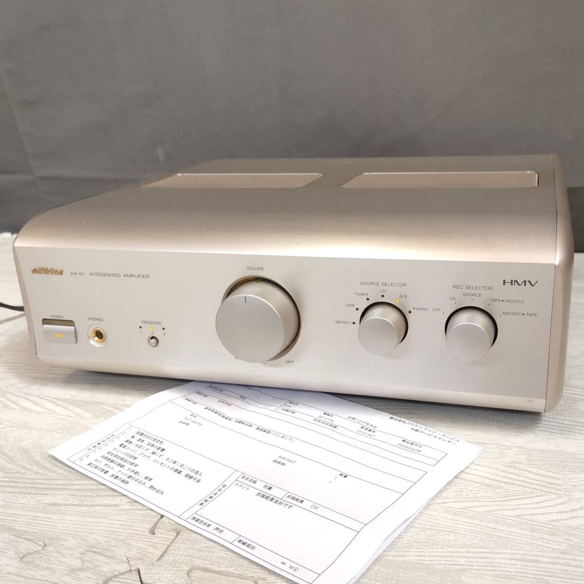 AX-V1-N メーカー点検済み Victor プリメインアンプ 40W+40W 80W AX-V1-N メーカー点検済み Victor プリメインアンプ 40W+40W 80W