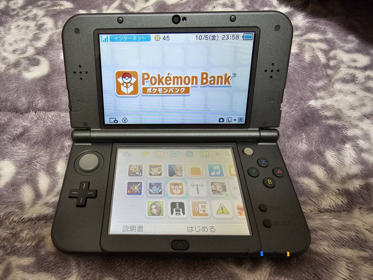 newNINTENDO3DS LL ポケモンバンク、ポケムーバー有り newNINTENDO3DS LL ポケモンバンク、ポケムーバー有り