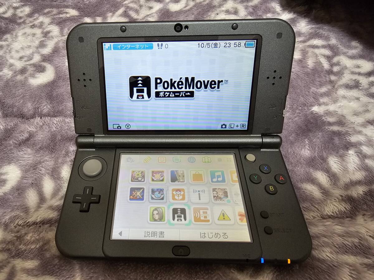 newNINTENDO3DS LL ポケモンバンク、ポケムーバー有り newNINTENDO3DS LL ポケモンバンク、ポケムーバー有り