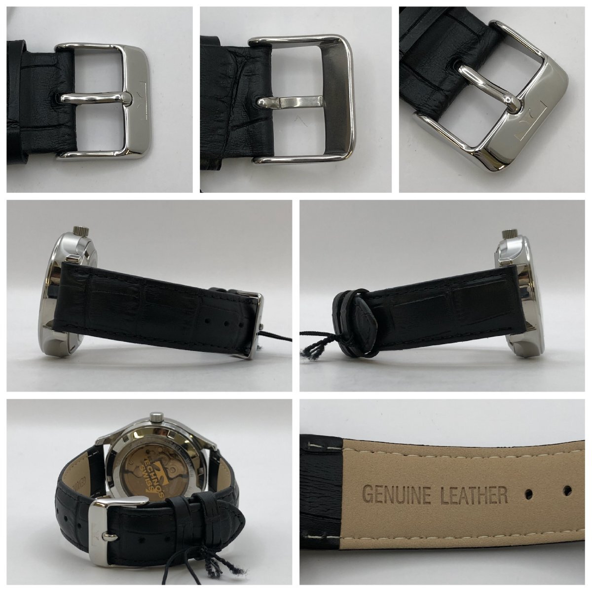 1円~/未使用/TECHNOS/テクノス/TEGM903/スモセコ/シルバー 1円~/未使用/TECHNOS/テクノス/TEGM903/スモセコ/シルバー