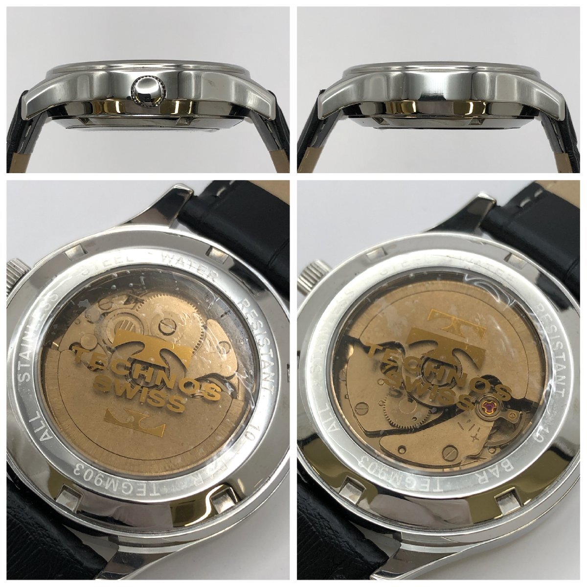 1円~/未使用/TECHNOS/テクノス/TEGM903/スモセコ/シルバー 1円~/未使用/TECHNOS/テクノス/TEGM903/スモセコ/シルバー