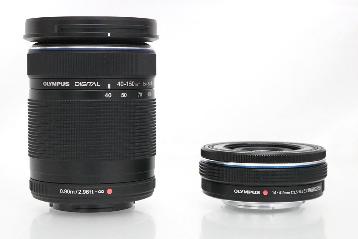 【全額返金保証】美品｜オリンパス OM-D E-M10 Mark II EZダブルズームキット ブラック CA01-M3877-3X4