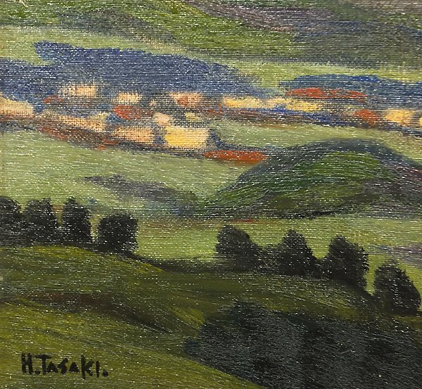 Yahoo!オークション - 【GLC】田崎広助 「阿蘇山」 鑑定付・油彩