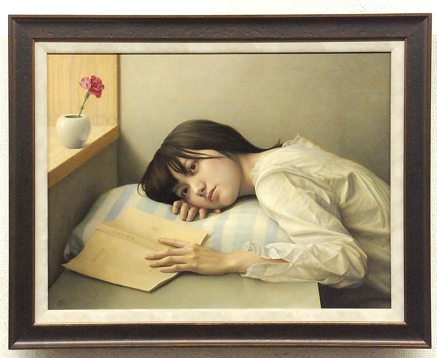 【真作保証】堂本元次 風景画 12号 額装 日本画 日展会員 京都文化功労者 巨 真作保証】堂本元次 風景画 12号 額装 日本画 日展会員