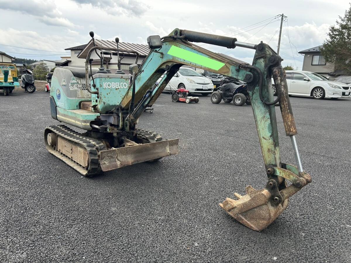 岩手発!! コベルコ KOBELCO 小型バックホー SK007-2 1,987h 前後 岩手発!! コベルコ KOBELCO 小型バックホー SK007-2 1,987h 前後