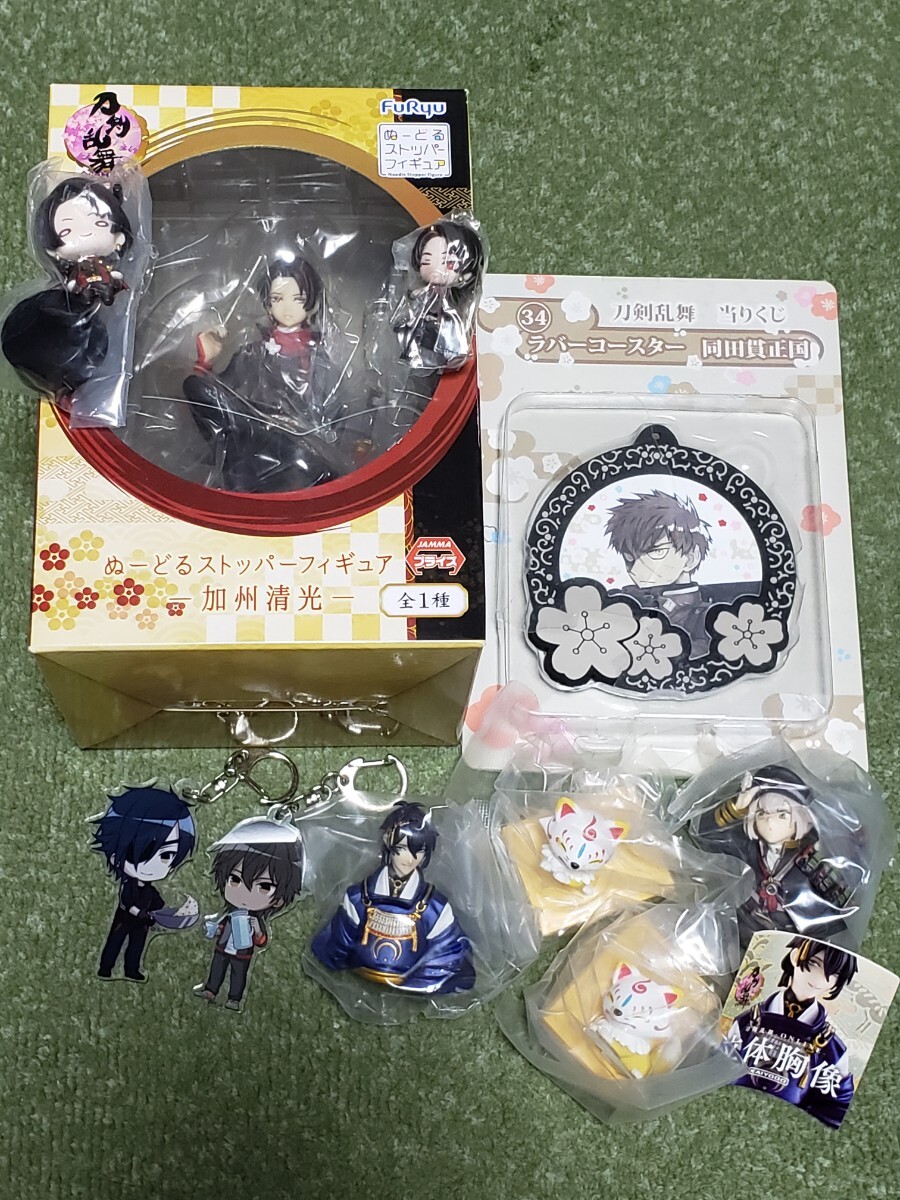 刀剣乱舞 ぬーどるストッパー 立体胸像 他 加州清光 三日月宗近 刀剣乱舞 ぬーどるストッパー 立体胸像 他 加州清光 三日月宗近