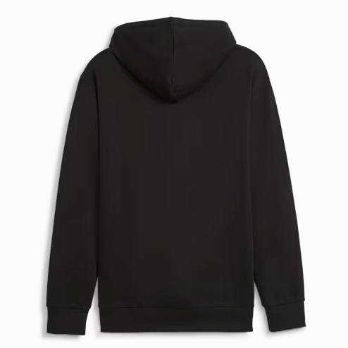 新品 XL ★ PUMA POWER プーマ パワー メンズ カラーブロック パーカー フーディ 里毛 フレンチテリー フード付 スウェット ブラック LL