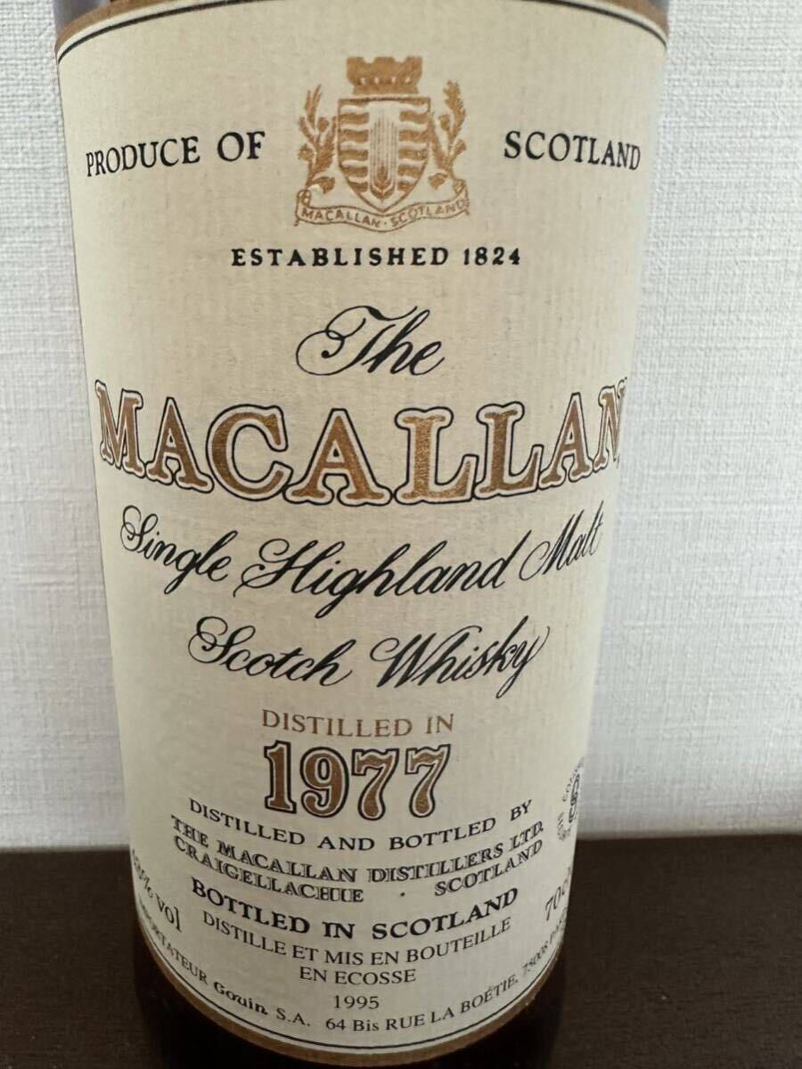 超希少! マッカラン 18年 1977 未開栓 700ml スコッチ 超希少! マッカラン 18年 1977 未開栓 700ml スコッチ