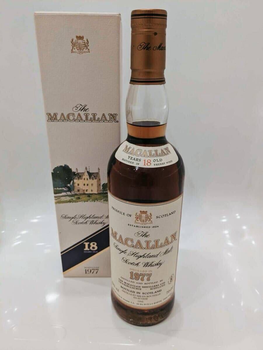 超希少! マッカラン 18年 1977 未開栓 700ml スコッチ 超希少! マッカラン 18年 1977 未開栓 700ml スコッチ