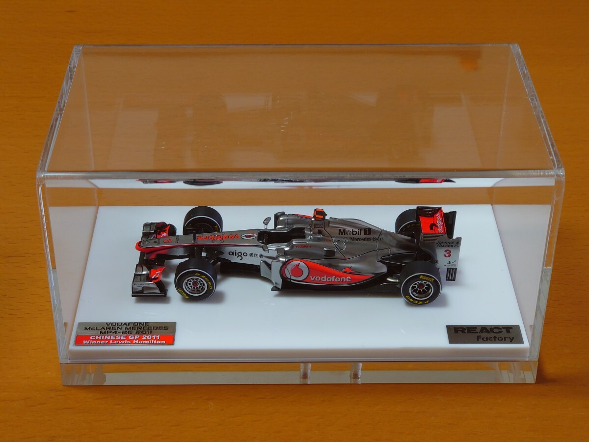 !_*1/43 TAMEOtameo McLAREN MP4-26 2011 China Win Hamilton REACT Factory конечный продукт *