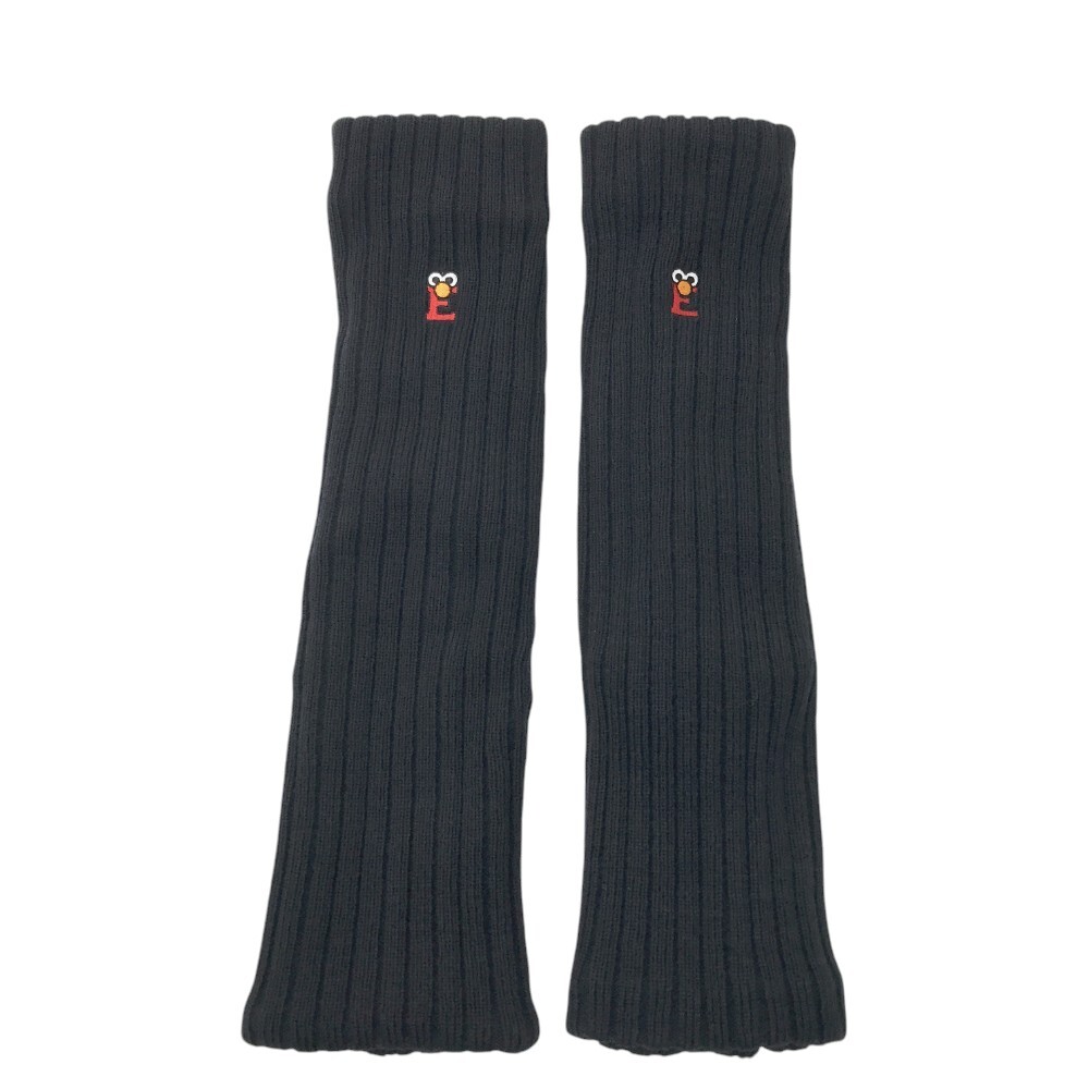 【新品】VIVA HEART ビバハート ×エルモ ニットレッグウォーマー ブラック系 40 [240101385659] ゴルフウェア