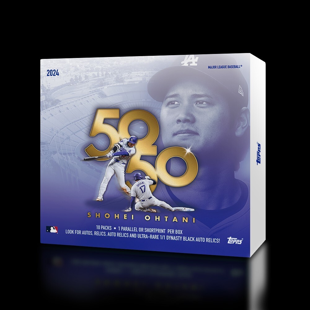 MLB 2024 Topps 大谷翔平 50-50 10パック入りボックス 新品未 MLB 2024 Topps 大谷翔平 50-50 10パック入りボックス 新品未