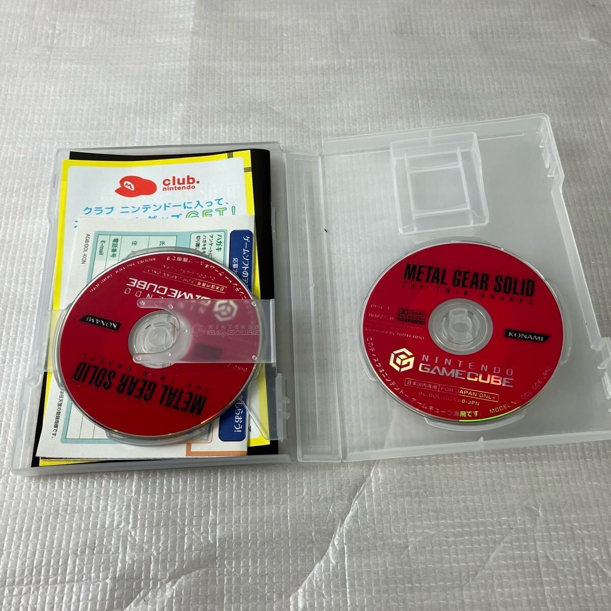 GC ゲームキューブ メタルギアソリッド ザ・ツインスネークス GC ゲームキューブ メタルギアソリッド ザ・ツインスネークス