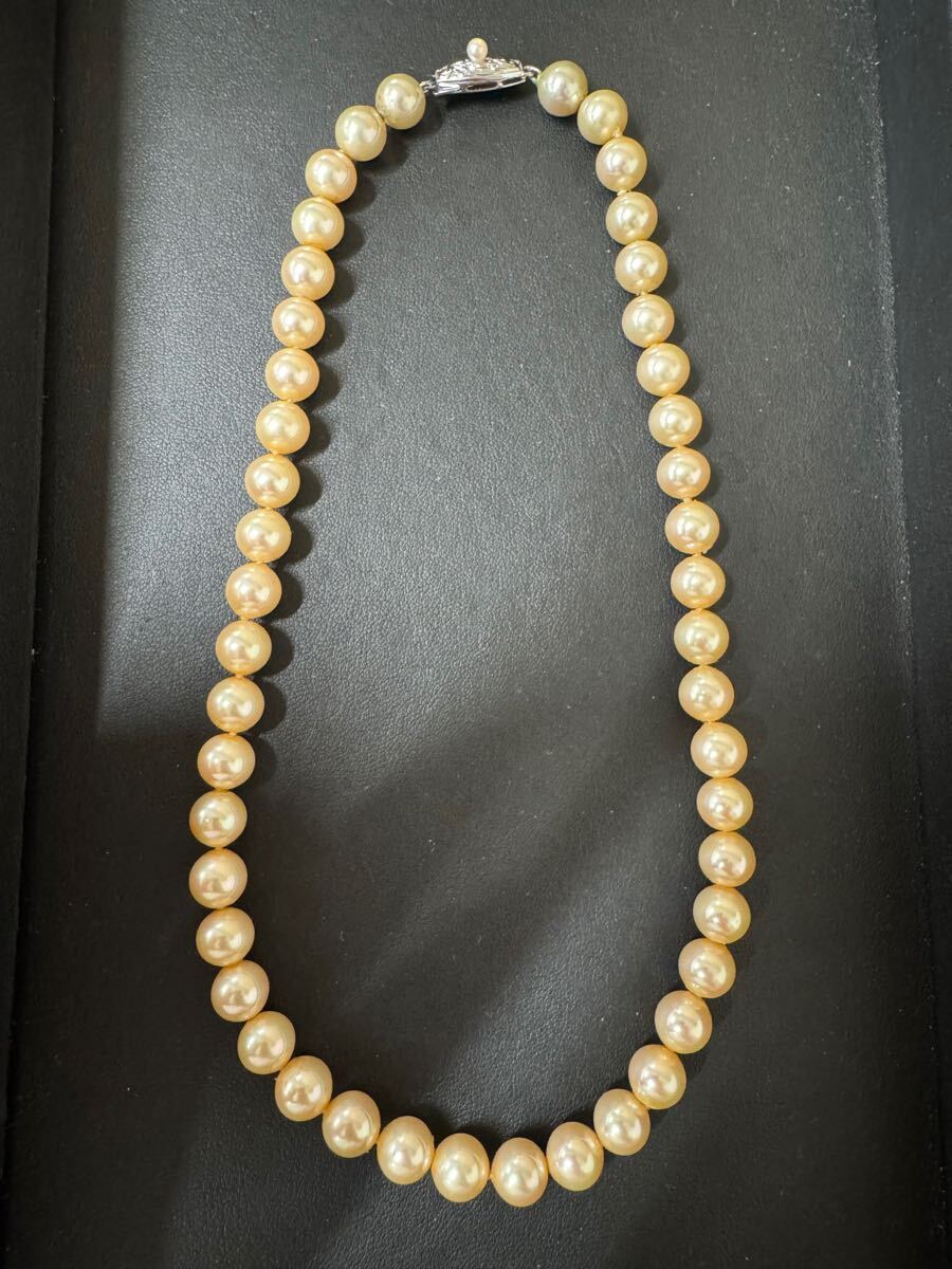 TASAKI】田崎 タサキ アコヤ真珠 8.3mm 40cm イエローゴールド TASAKI】田崎 タサキ アコヤ真珠 8.3mm 40cm イエローゴールド