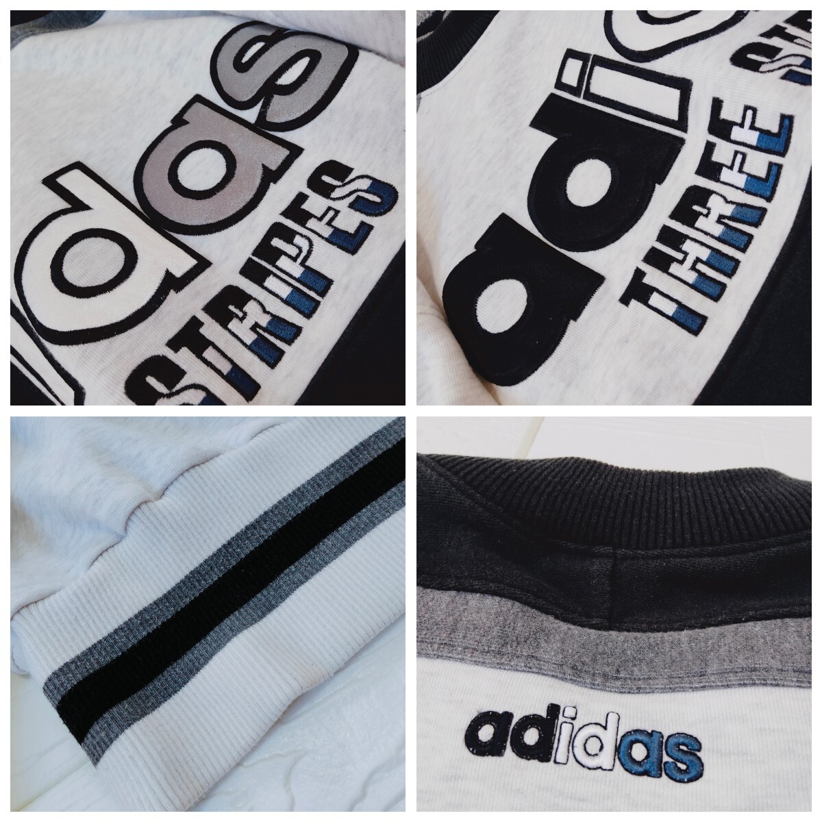 adidas アディダス スウェット THREE STRIPES トレフォイル adidas アディダス スウェット THREE STRIPES トレフォイル