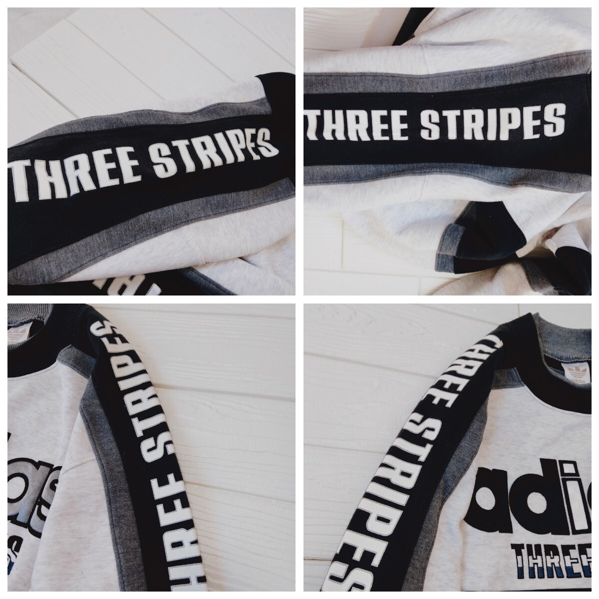 adidas アディダス スウェット THREE STRIPES トレフォイル adidas アディダス スウェット THREE STRIPES トレフォイル