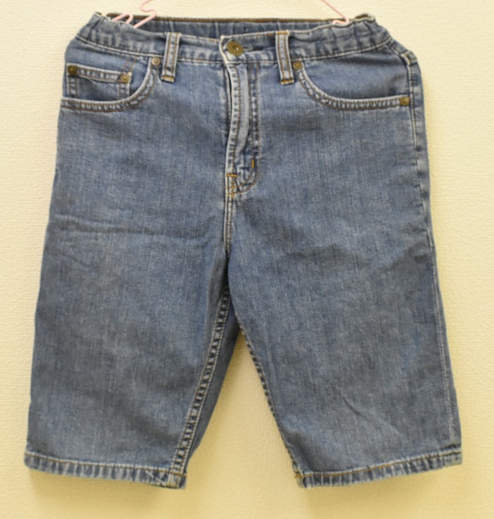 GAP 子供用　ハーフデニムパンツ サイズ140　ブルー