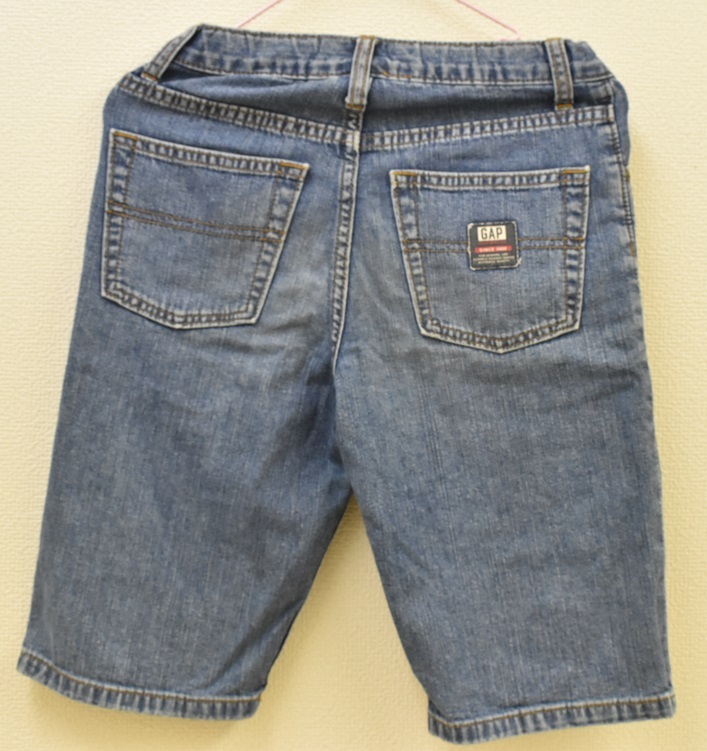GAP 子供用　ハーフデニムパンツ サイズ140　ブルー