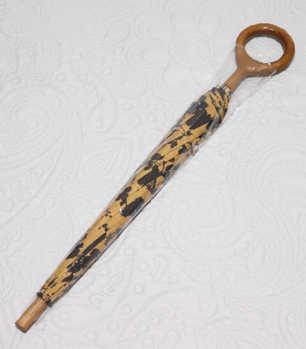 Yahoo!オークション - 新品【晴雨兼用 長傘】綿100％ 型持ち手