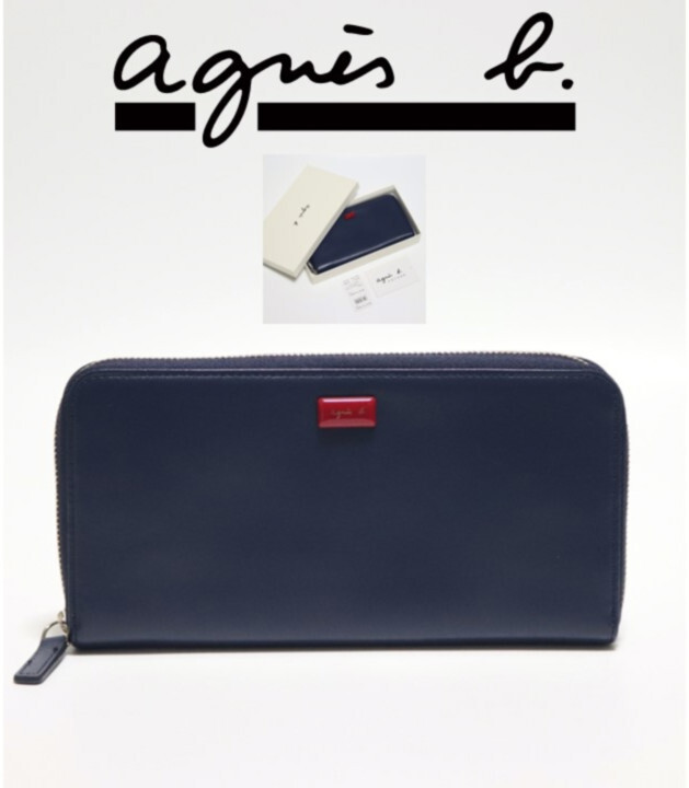 25 300円新品箱付き【agnes b アニエスベー】ラウンドファスナー 25 300円新品箱付き【agnes b アニエスベー】ラウンドファスナー