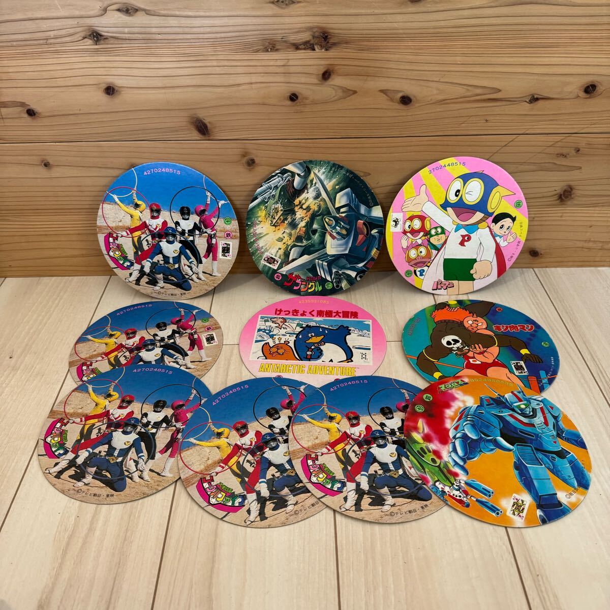 昭和レトロ☆めんこ メンコ☆マクロス キン肉マン 他☆10枚 昭和レトロ☆めんこ メンコ☆マクロス キン肉マン 他☆10枚