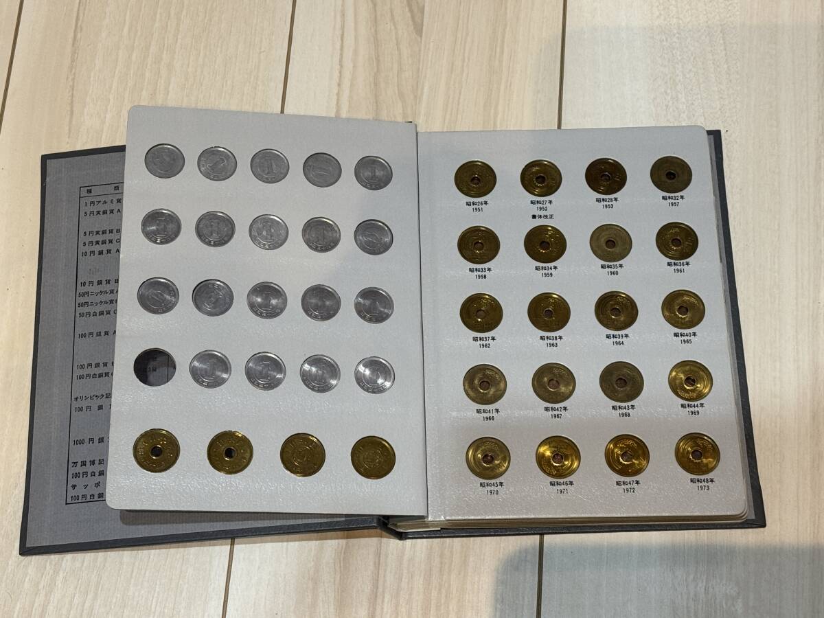 ☆現行コイン年号別アルバム☆昭和39年 1000円銀貨 / 1円x19枚 ☆現行コイン年号別アルバム☆昭和39年 1000円銀貨 / 1円x19枚