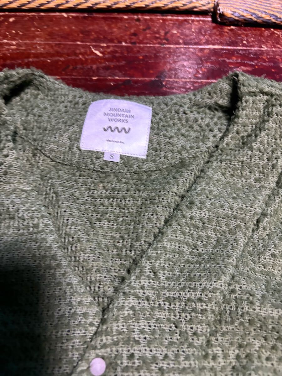 JMW ジンダイジマウンテンワークス Alpha Cardigan LAK Sサイズ　マリモグリーン　ムーンライトギア　JINDAIJI MOUNTAIN WORKS _画像2