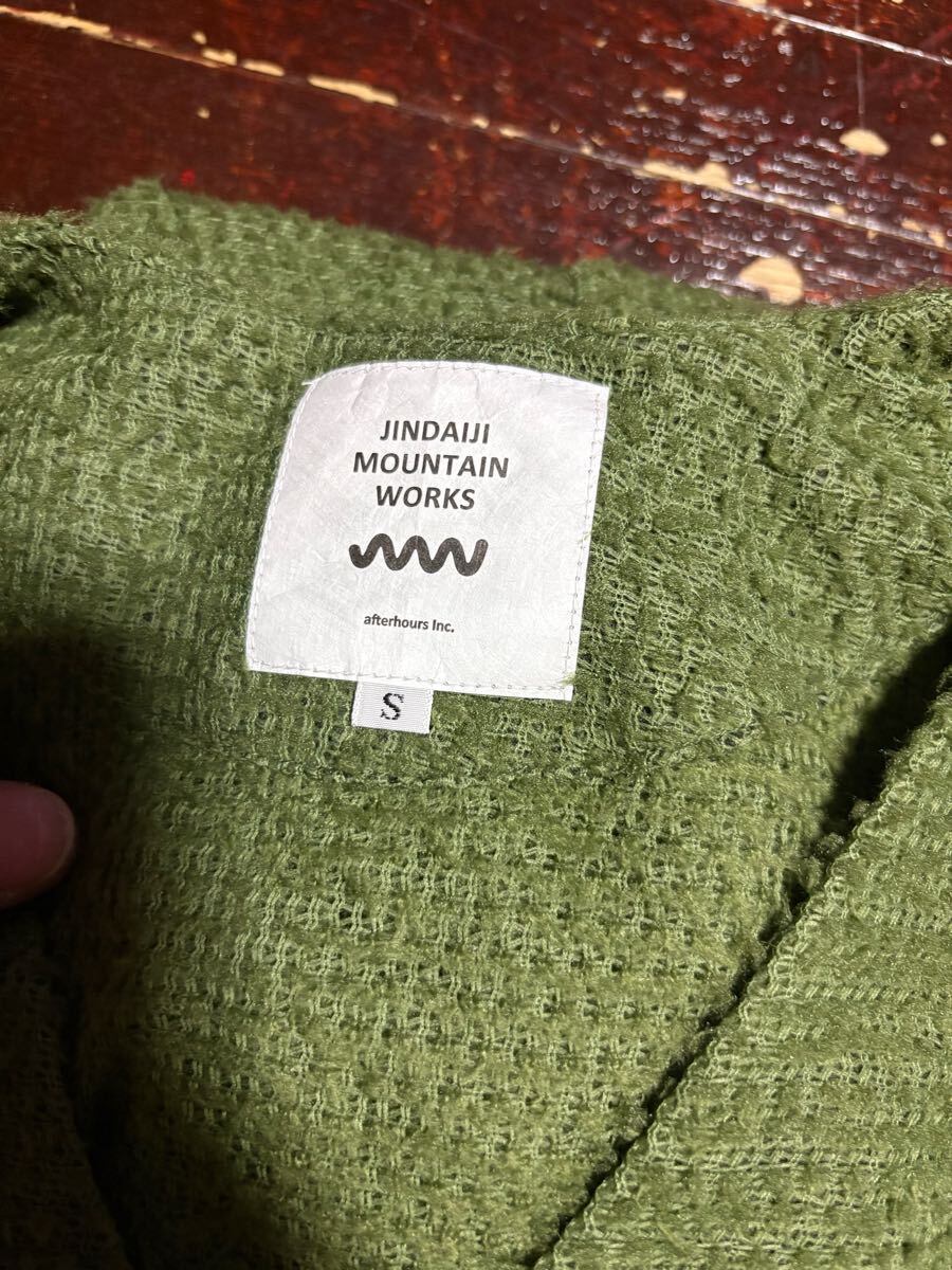 JMW ジンダイジマウンテンワークス Alpha Cardigan LAK Sサイズ　マリモグリーン　ムーンライトギア　JINDAIJI MOUNTAIN WORKS _画像3