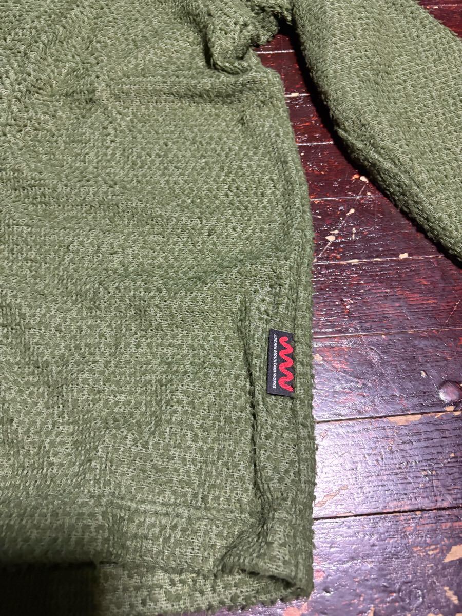 JMW ジンダイジマウンテンワークス Alpha Cardigan LAK Sサイズ　マリモグリーン　ムーンライトギア　JINDAIJI MOUNTAIN WORKS _画像4